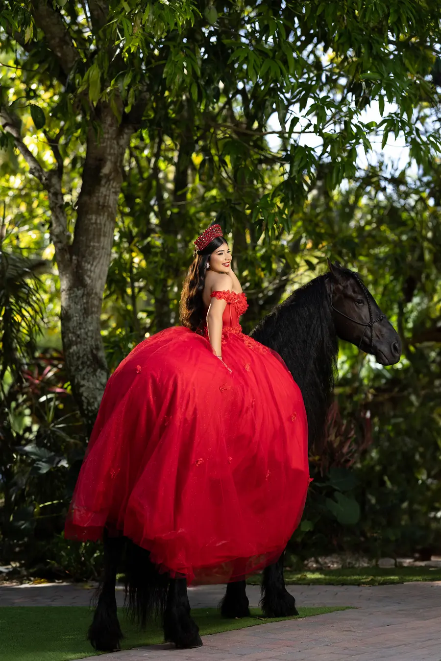 Sesión de quinceañera en Villa Toscana, Miami